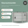 Planetmöbel ARIA Spiegelschrank für das Bad 120 cm mit Produktbild-Vorschau 3