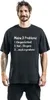Sprüche T-Shirt Herren Meine 3 Probleme schwarz XL Produktbild-Vorschau 3
