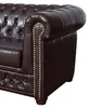 Edles Chesterfield Sofa 3 Sitzer in Kunstleder Vintage Produktbild-Vorschau 6