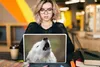 MuchoWow® Laptop Aufkleber Sticker Cover Wolf - Weiß - Tier Produktbild-Vorschau 5