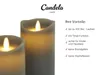 Candela Lights LED Kerzen 3er Set Stumpenkerze Grau Produktbild-Vorschau 5