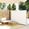 vidaXL Výsuvná boční markýza 140×500 cm krémová Náhled obrázku produktu 2