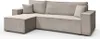 A beige sectional sofa with corduroy upholstery, shown from a slightly elevated front-side angle against a white background. Produktbild-Vorschau