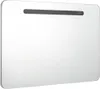 vidaXL Armadio a specchio LED 80x9,5x55 cm Anteprima dell’immagine prodotto 3
