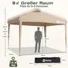Sekey Faltpavillon 3x3 m, wasserdicht, UV-Schutz 50+, Produktbild-Vorschau 2