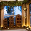 Led Laterne Haus Laterne Satz Von 3 Stück Corten Laterne Produktbild-Vorschau 6