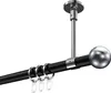 Interdeco Gardinenstange / Vorhangstange Schwarz / Chrom, Produktbild-Vorschau 1