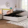 MODFU Lit coffre 160x200 cm - Tête de lit bicolore et Voir les images du produit 3