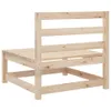 vidaXL 8-tlg. Garten-Sofagarnitur Massivholz Kiefer Produktbild-Vorschau 7