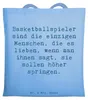 Mr. & Mrs. Panda Jutebeutel Spruch Basketball Motivation - Produktbild-Vorschau 1