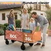 SUNULA Bollerwagen Faltbar mit Erweiterbarer Heckklappe – Produktbild-Vorschau 2
