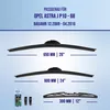 alca® Scheibenwischer Komplettset für OPEL ASTRA J 12.2009 Produktbild-Vorschau 2