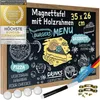 Magnetisch bord met krijtfunctie, met houten frame, 26x35 Productafbeelding-voorbeeld 1