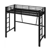 Łóżko piętrowe 90x200 cm z 2 schodkami, metalowe łóżko Podgląd zdjęcia produktu 10