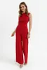 Stylove Jumpsuit für Frauen Condwigeus S115 rot XL Produktbild-Vorschau 2