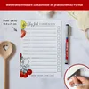 Magnetische Einkaufsliste A5 für Kühlschrank - Produktbild-Vorschau 2