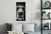 MuchoWow® Poster Tierprofil Labrador Hund in schwarz und Produktbild-Vorschau 4