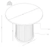 Rillierter Couchtisch SCAVA, Ø 70 x 40 cm Produktbild-Vorschau 10