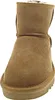 A close-up, front-facing view of a single brown boot. Voir les images du produit