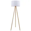 Textilná stojacia lampa Ø 45,5 cm 1x bez E27 60W biela Náhľad obrázku produktu 3