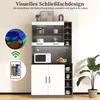 Flieks Küche Hochschränke Küchenbuffet mit LED, Produktbild-Vorschau 7