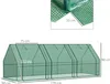 Outsunny skleník, pařeniště, rostlinný dům, fóliový Náhled obrázku produktu 3