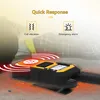 A close-up of a walkie-talkie with animated sound waves emanating from it, set against a blurred background of a person lying down. Anteprima dell’immagine prodotto