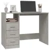Scrivania con cassetti grigio cemento 102x50x76cm materiale Anteprima dell’immagine prodotto 3
