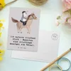 Mr. & Mrs. Panda Postkarte Reiten und Rätsel - Grau Pastell Produktbild-Vorschau 3