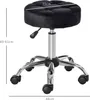 HOMCOM Salonstuhl Höhenverstellhocker Salon Hocker Produktbild-Vorschau 3
