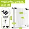 BOMI® Türschutzgitter Ohne Bohren 63-251 cm | 90° Produktbild-Vorschau 7