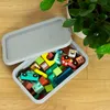 Pojemnik Plastikowy Z Pokrywą Zamykany Pudełko Box Szary Podgląd zdjęcia produktu 2