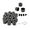 20x Radschraubenkappen diebstahlhemmend 17 mm schwarz für Produktbild-Vorschau 2