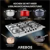 Arebos AR-HE-GH68, Silber, 677 mm, 497 mm, 90 mm, 10 kg Produktbild-Vorschau 5