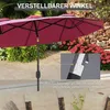 Outsunny tuinkap, 295 x 152 cm, markieskap met Productafbeelding-voorbeeld 4
