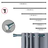 Asta per tende da doccia ALU 140 cm - 250 cm blu asta Anteprima dell’immagine prodotto 2