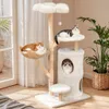 Árbol para gatos WISFOR, 136 cm de altura, estructura Vista previa de la imagen del producto 13