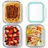 Pojemniki Na Żywność Szklane Lunchbox Do Mikrofali Lodówki Podgląd zdjęcia produktu 8