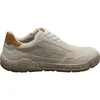 A side view of a single white sneaker. Produktbild-Vorschau