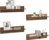 vidaXL Wandregale 4 pcs Altholz 80 x 11,5 x 18 cm Produktbild-Vorschau 2