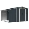 vidaXL Gerätehaus Anthrazit 277x279x179 cm Verzinkter Stahl Produktbild-Vorschau 1