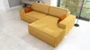 Ecksofa TOR mit Schlaffunktion. Farbe: Mustard. Produktbild-Vorschau 2