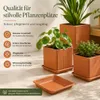Pflanztopfuntersetzer Jana Terrakotta 41 x 41 cm - Produktbild-Vorschau 7