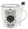 Alchemy England Tasse  Purrfect Brew weiß/schwarz Standard Produktbild-Vorschau 1
