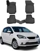 Tapis de Sol pour Seat Mii 2011-2023 Caoutchouc TPE Noir Voir les images du produit 1
