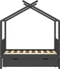 vidaXL Letto per bambini con cassetto in pino massiccio Anteprima dell’immagine prodotto 9