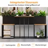COSTWAY Gartenmöbel Set mit Hochbeet, Kräuterbeet mit Produktbild-Vorschau 7
