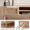 Meuble TV à Double Porte Avec Espace De Rangement Ouvert, Voir les images du produit 8