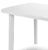 Gartentisch Weiß 140x90x72cm Produktbild-Vorschau