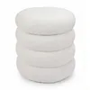 Relaxdays Teddyfell Hocker, gepolstert, HxD: 47 x 42 cm, Produktbild-Vorschau 8
